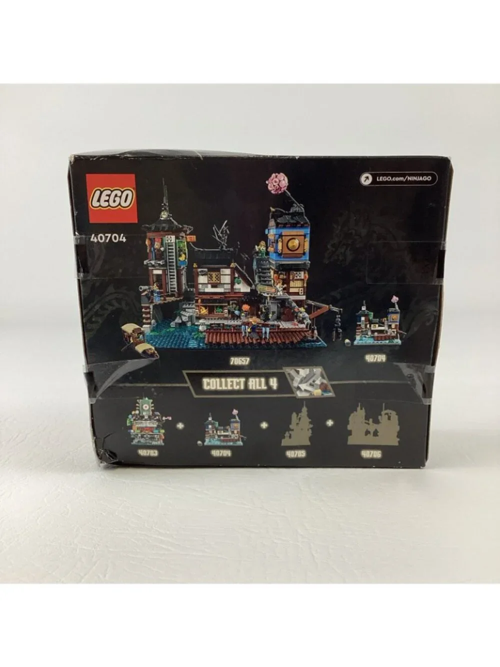 Lego Ninjago Micro Docks Building Toy Set 40704 Miniature New Sealed